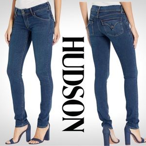 Hudson Jeans Distressed Collin Skinny Jeans